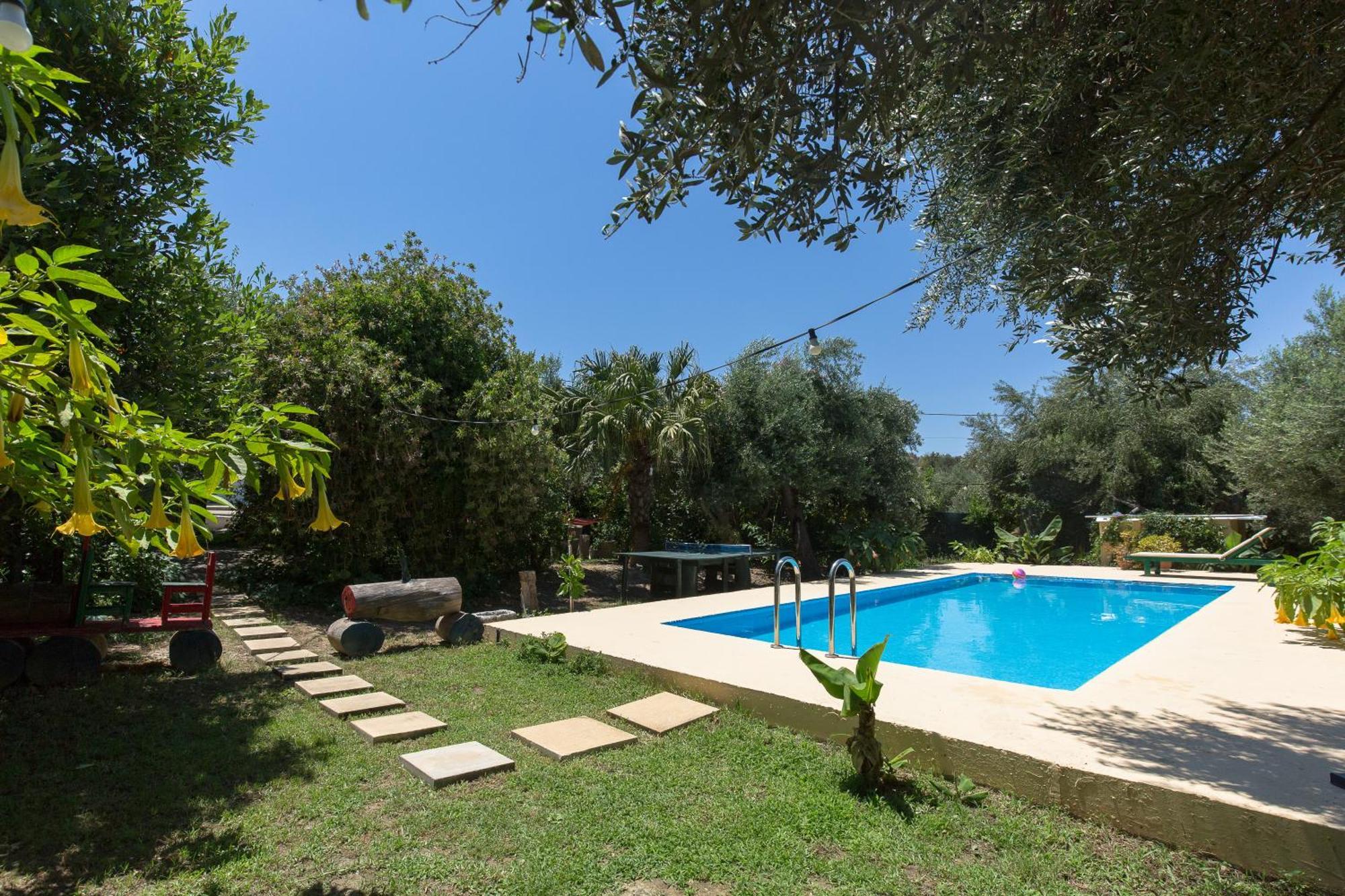 Ferienwohnung Sofiana'S Garden Retreat With Private Pool Dhrapaniás Exterior foto
